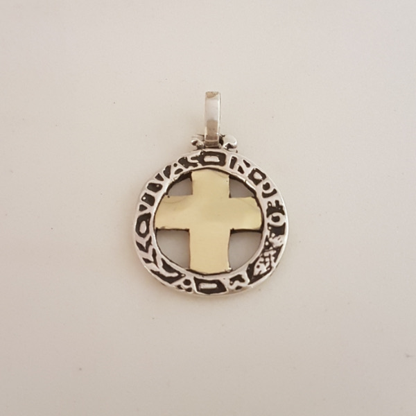 Medalla Cruz Latina (plata y oro)