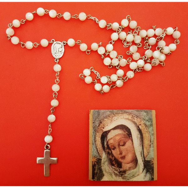 Rosario de Mano Virgen Niña (plata 900)