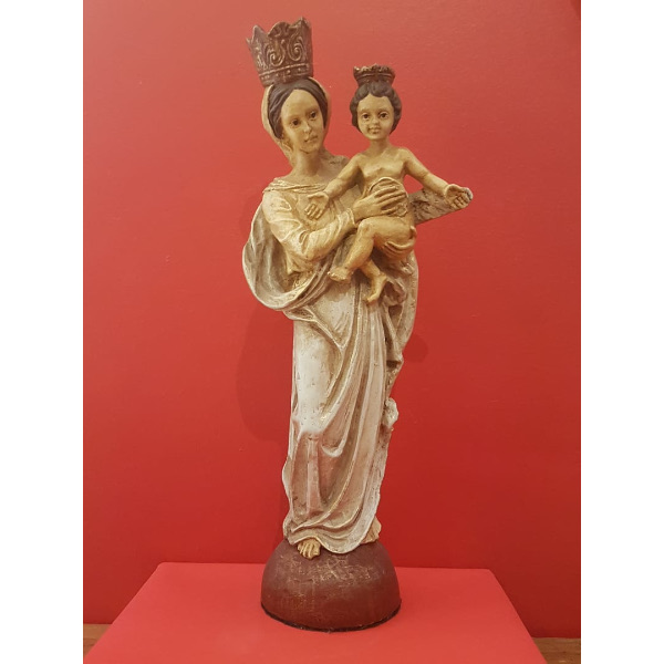Virgen barroca Reina con el Niño (de pie)