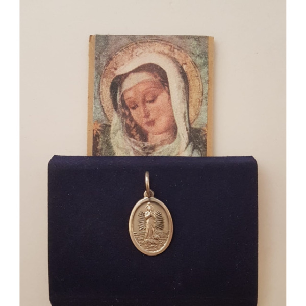 Virgen Stella Maris (plata Mater)